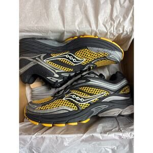 New/Mint Saucony ProGrid Omni 9 Black/Gold Mens Sz 8 w/box #S70739-66